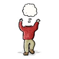 cartoon headless man N3