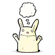 Cartoon happy rabbit N4
