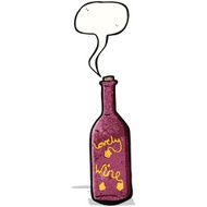cartoon lovely wine