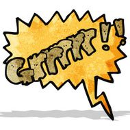 comic book growl