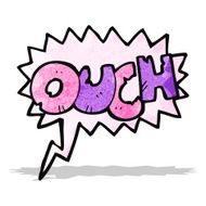 comic book ouch sign