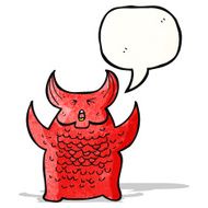 cartoon hell beast