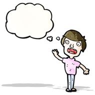 worried boy cartoon