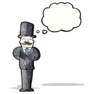 cartoon victorian man N6