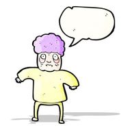 cartoon old lady N2