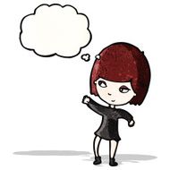 cartoon goth girl N2