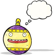 Cartoon Christmas Bauble N27