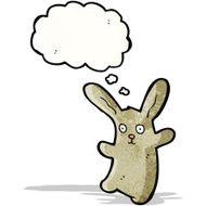 Funny cartoon rabbit N12
