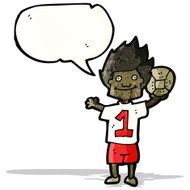 Cartoon Soccer Player N19