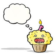 cartoon cupcake N34