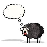 Black Sheep Cartoon N5