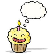 cartoon cupcake N36