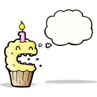 cartoon cupcake N38