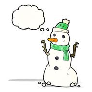 Cartoon Snowman N46