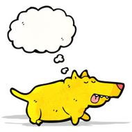 fat little dog cartoon