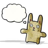 Funny cartoon rabbit N15