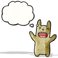 cartoon dead rabbit