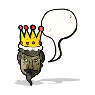cartoon kings head N2