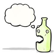shocked wine bottle cartoon N2