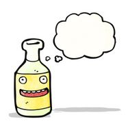 happy bottle cartoon character N2
