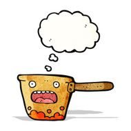 cartoon copper saucepan N3