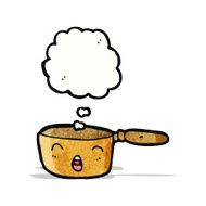 cartoon copper saucepan N6