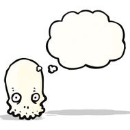 funny cartoon skull N7