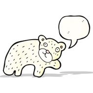 Cartoon Polar Bear N37