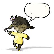 cartoon happy girl N10
