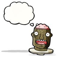 cartoon head with exposed brain N2