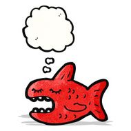 Cartoon Piranha N14