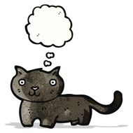 Black Cat Cartoon N23