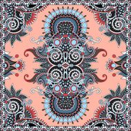 Traditional ornamental floral paisley bandanna N404