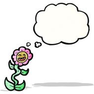 cartoon little flower