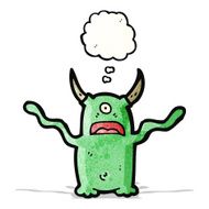 Cartoon monster N46