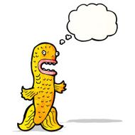 Funny cartoon fish N6