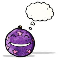 Cartoon Christmas Bauble N36