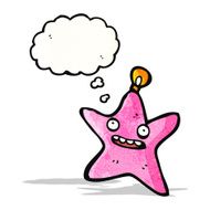 cartoon christmas star bauble N2