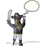 Cartoon Pirate Captain N16