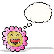 cartoon flower face N4