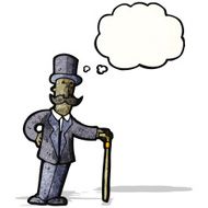 cartoon rich man N6