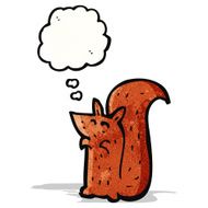 Cartoon Squirrel N25