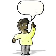 Cartoon Man Asking Question N35