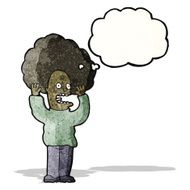 cartoon terrified man N20