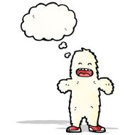 cartoon yeti