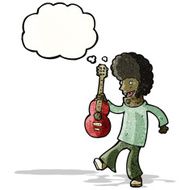 Cartoon Guitar Player N3
