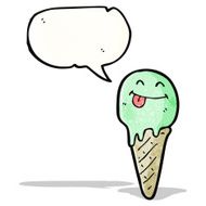 Cartoon Ice Cream Cone N51