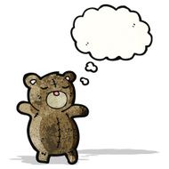 cartoon teddy bear N29
