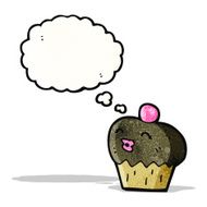 chocolate muffin cartoon