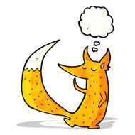cartoon clever fox